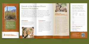 Friends of the Sonoran Desert National Monument Tri-Fold Brochure